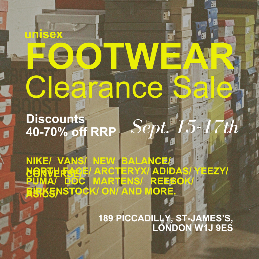 Clearance top footwear sale