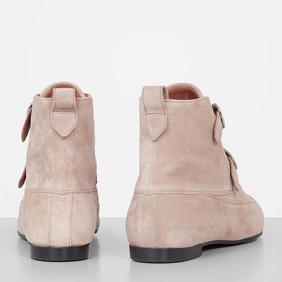 ALLSAINTS Sepia Pink Leather Viv Boot
