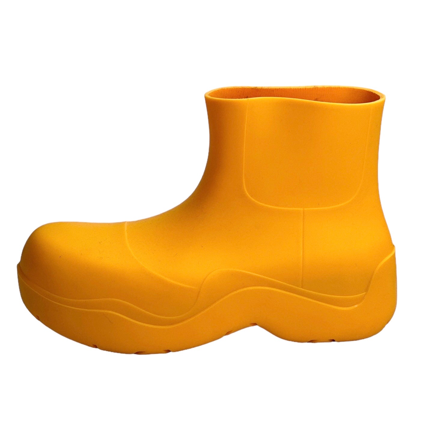 BOTTEGA VENETA Puddle Ankle Boots Orange