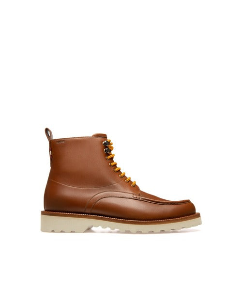 Bally Man Brown Leather Nobilus Ankle Boots