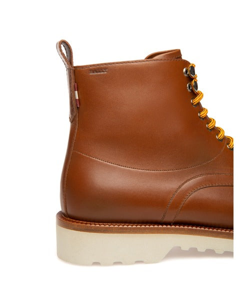 Bally Man Brown Leather Nobilus Ankle Boots