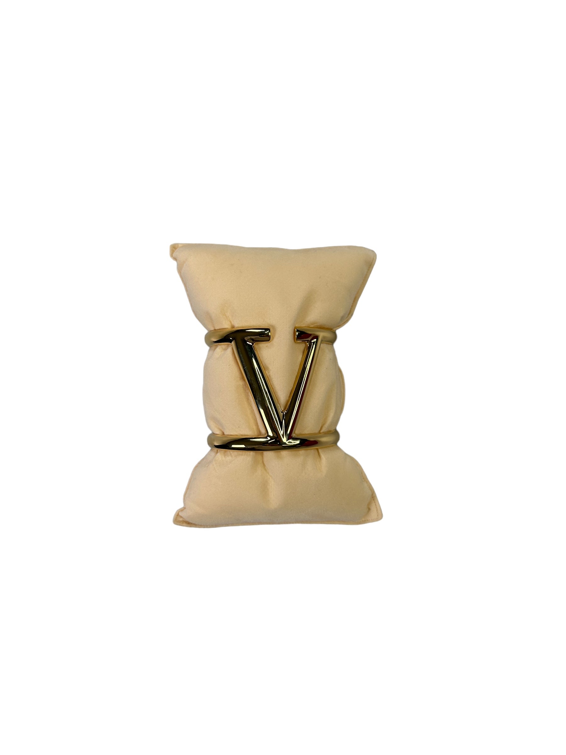 VALENTINO GARAVANI V Logo signature cuff Gold Bracelet