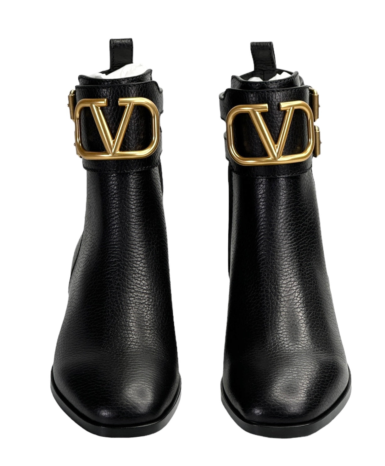 VALENTINO GARAVANI VLOGO Buckle Boots / Black / Ex Display