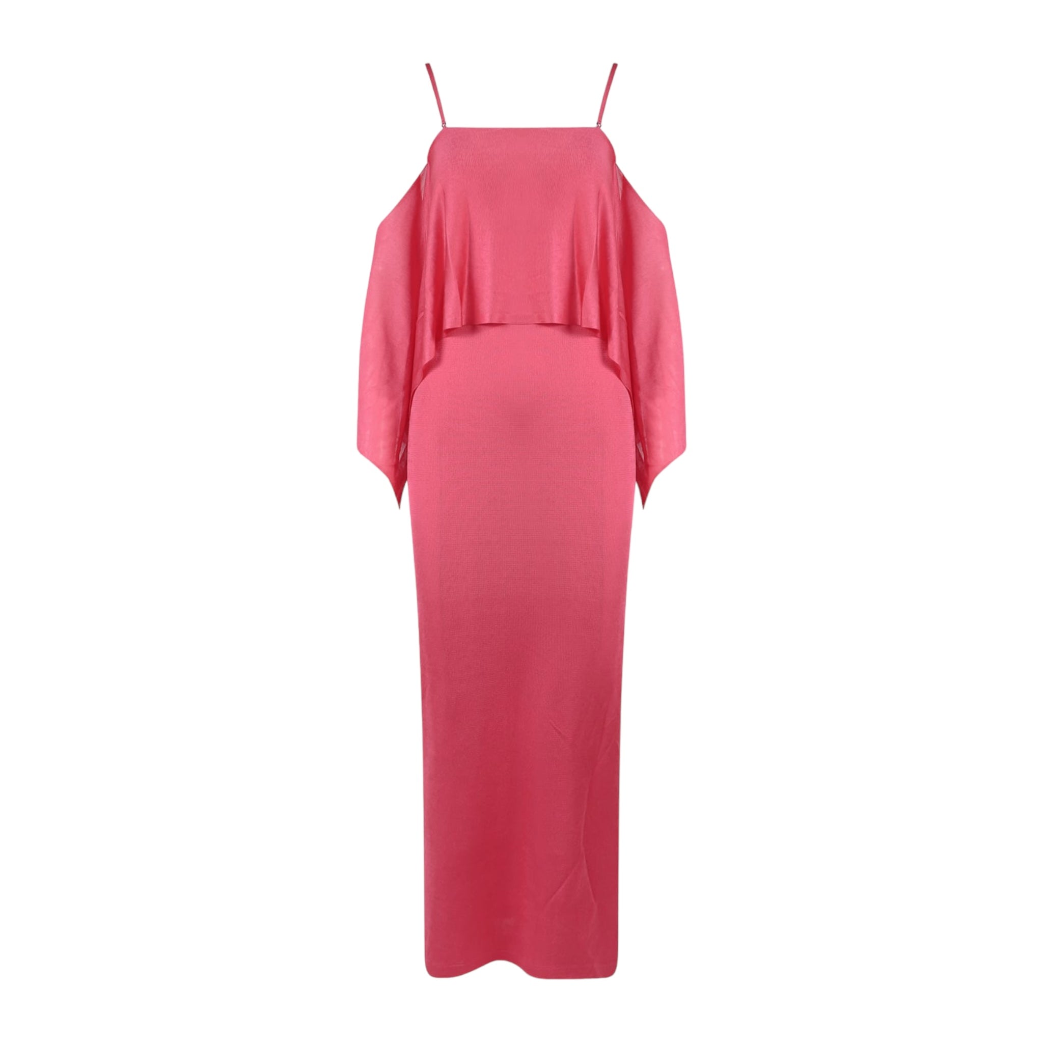 Tom Ford pink ruffle dress