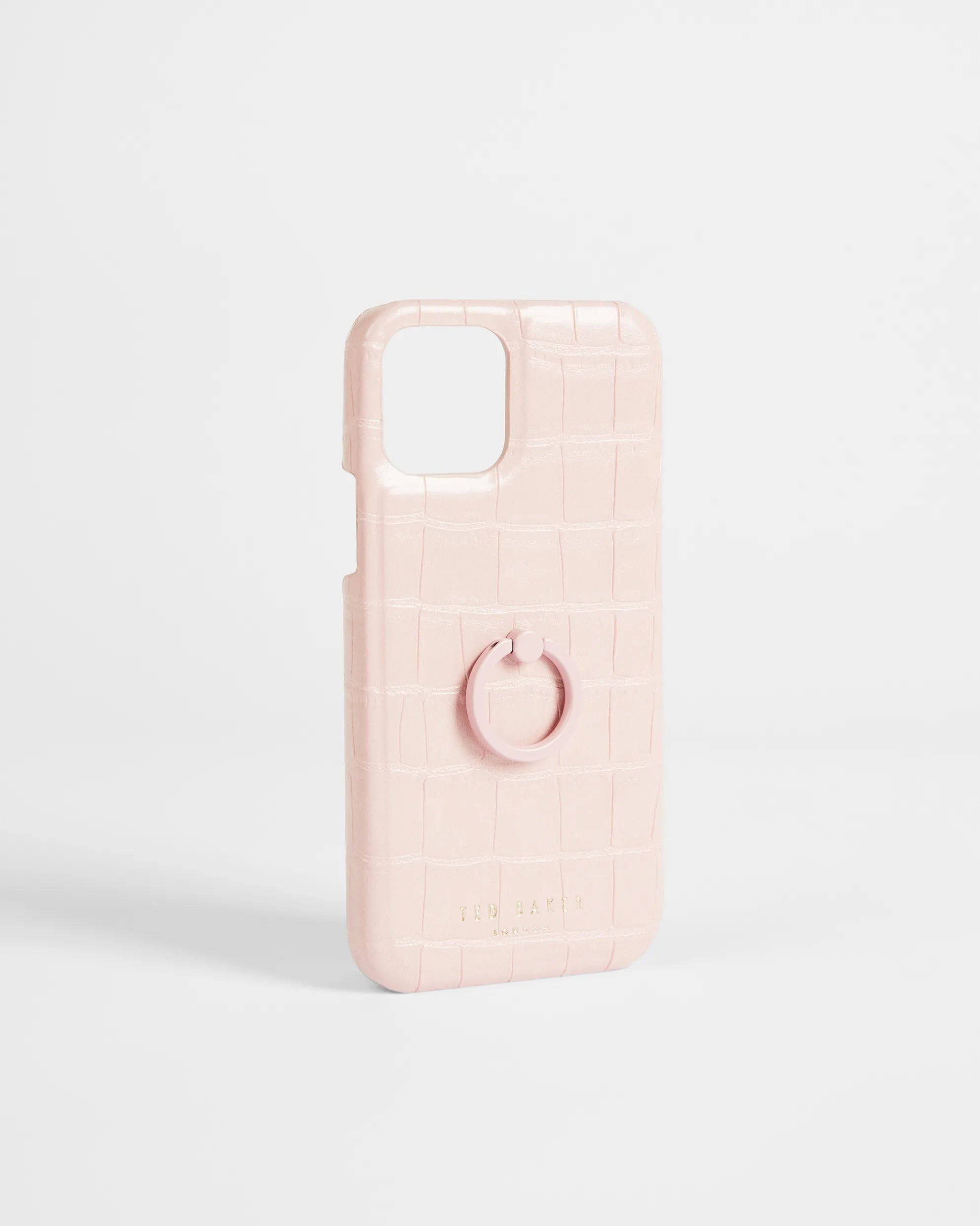 Ted Baker Cattie Imitation Croc iPhone 12 / 12 Pro Clip Case