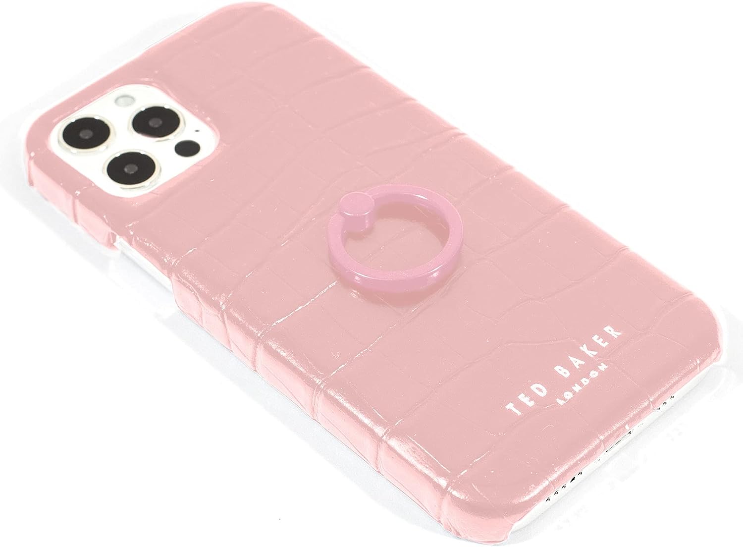 Ted Baker Cattie Imitation Croc iPhone 12 / 12 Pro Clip Case