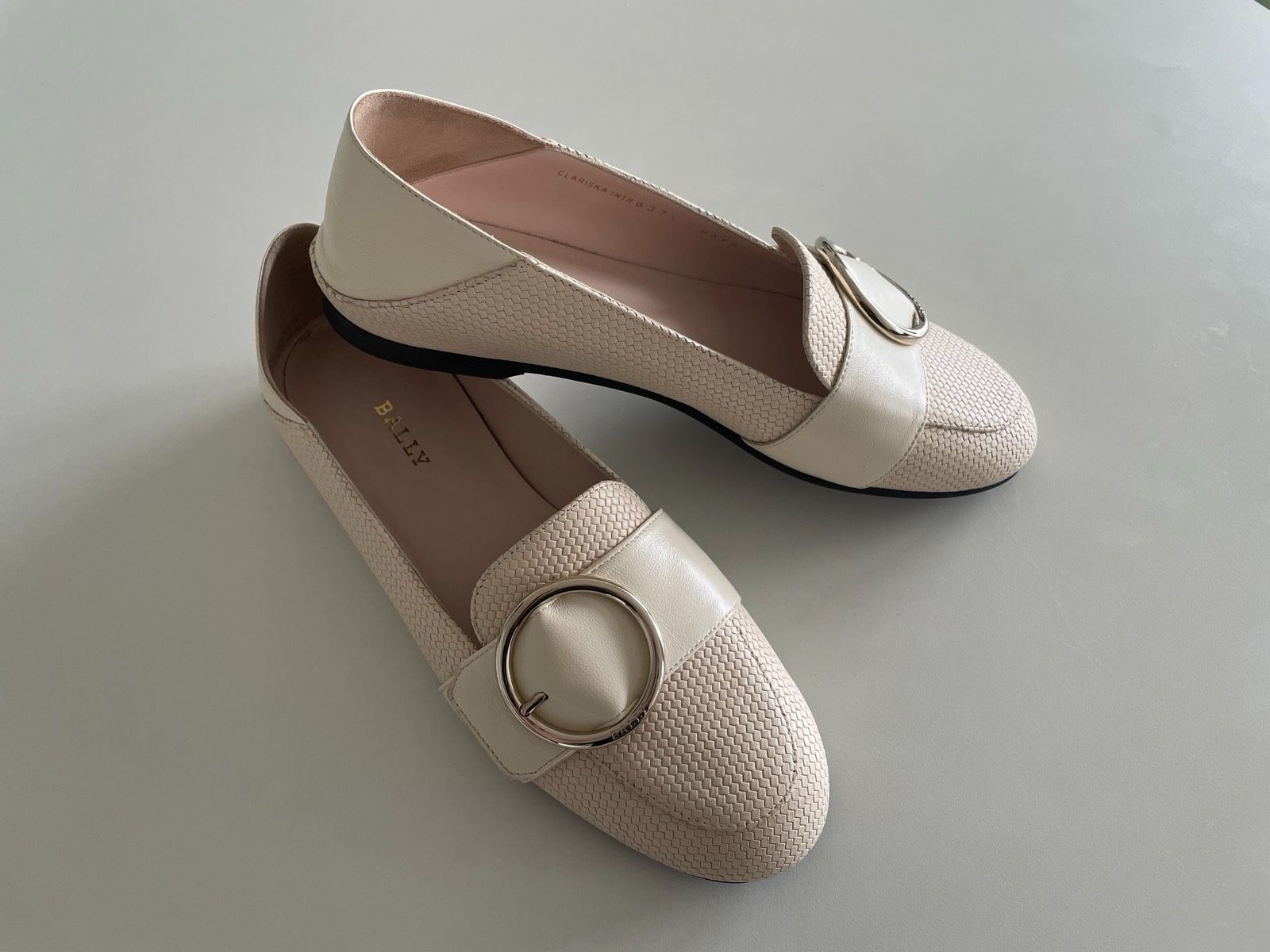 Bally Clariska Bovine Emboss Women's Flat Shoes