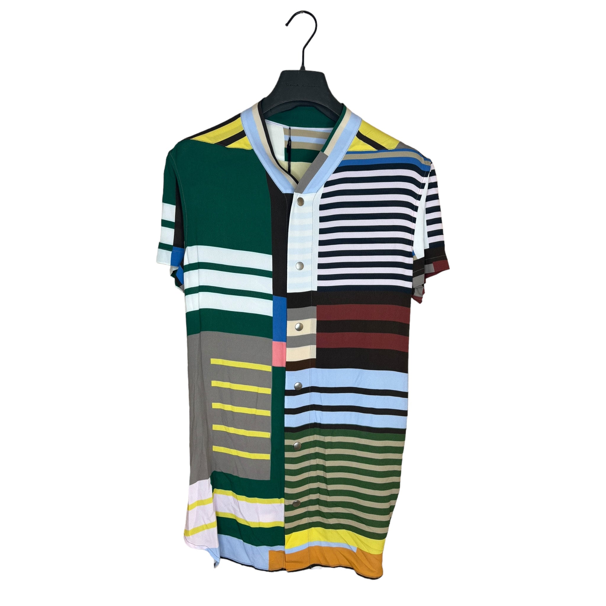 Rick Owen’s SS20 Golf Shirt In Uxmal Print
