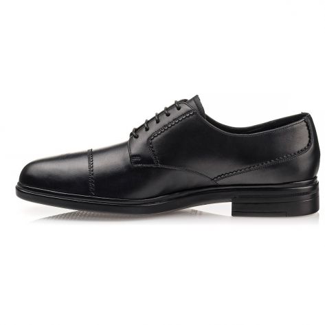 BALLY Neddy Leather Derby Shoes In Black