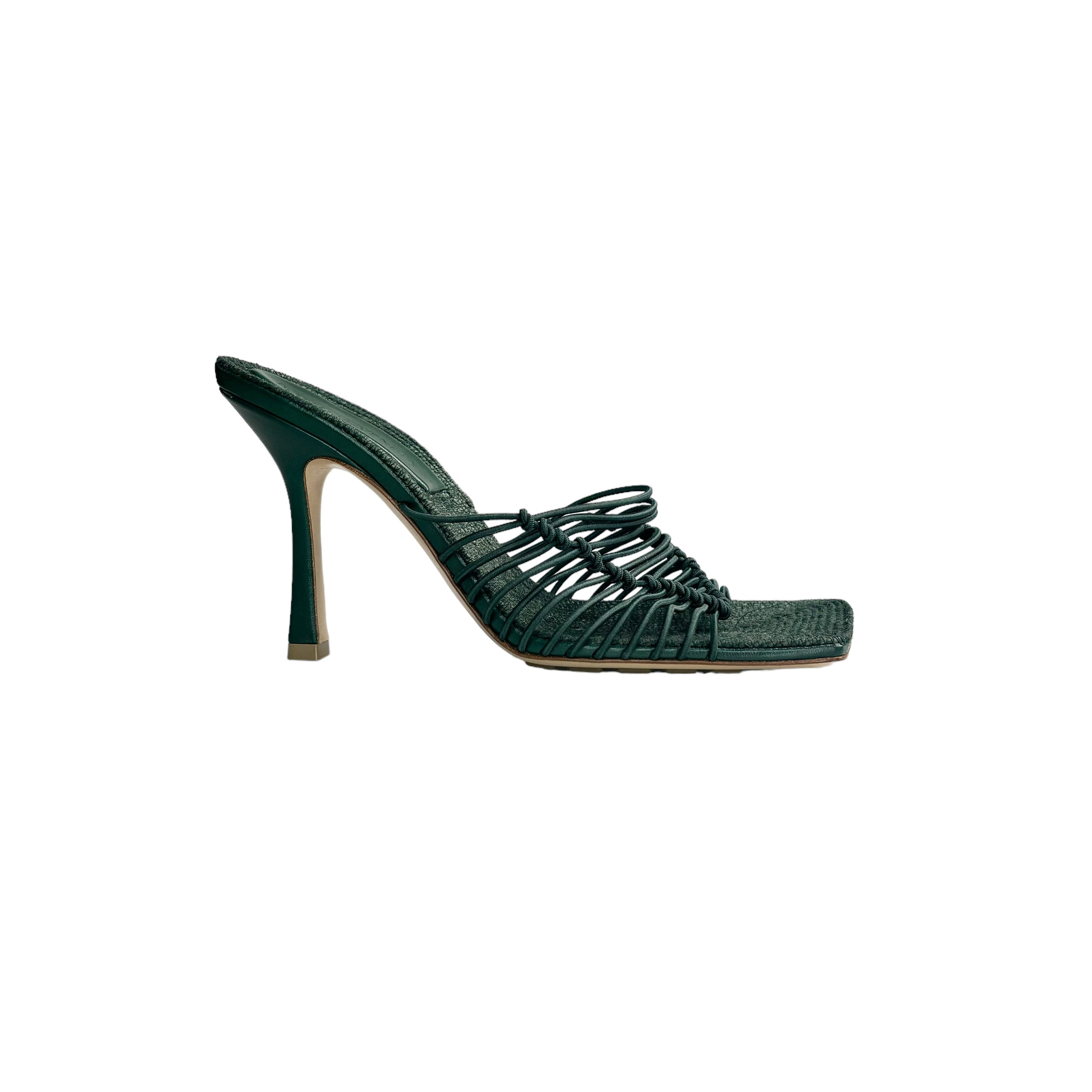 BOTTEGA VENETA Cindy  Stretch sandal Emerald Green