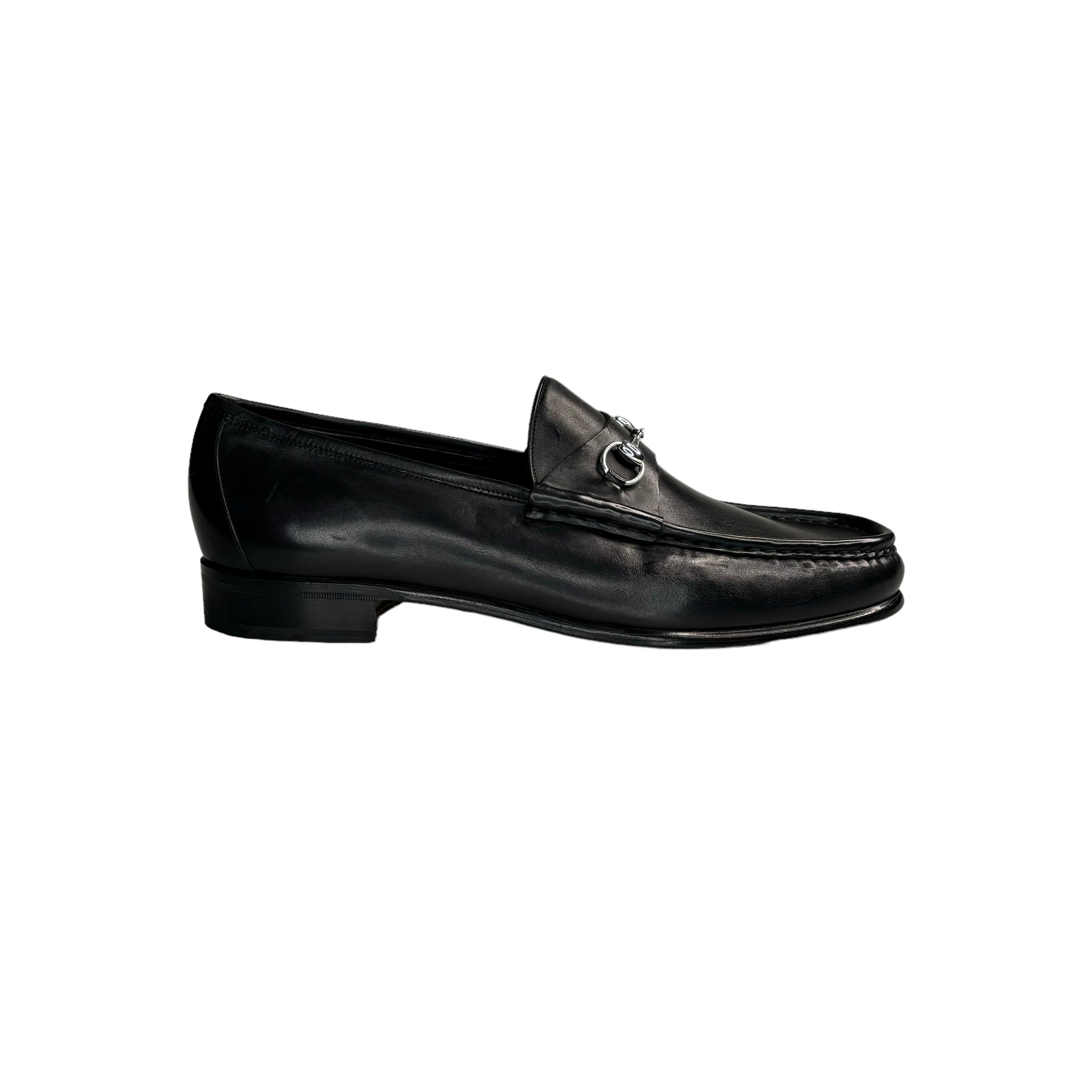 GUCCI Horbesit Leather Loafer Black
