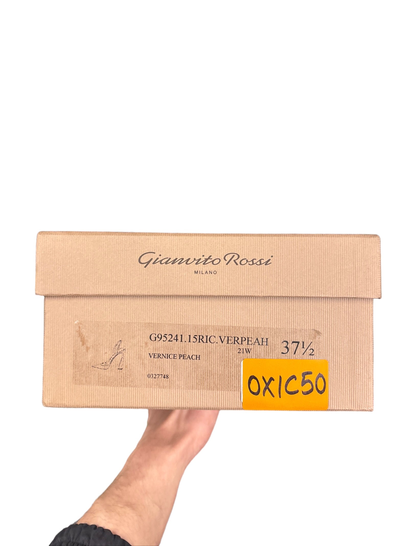 Gianvito Rossi Milano 105m Patent Leather Pumps Peach