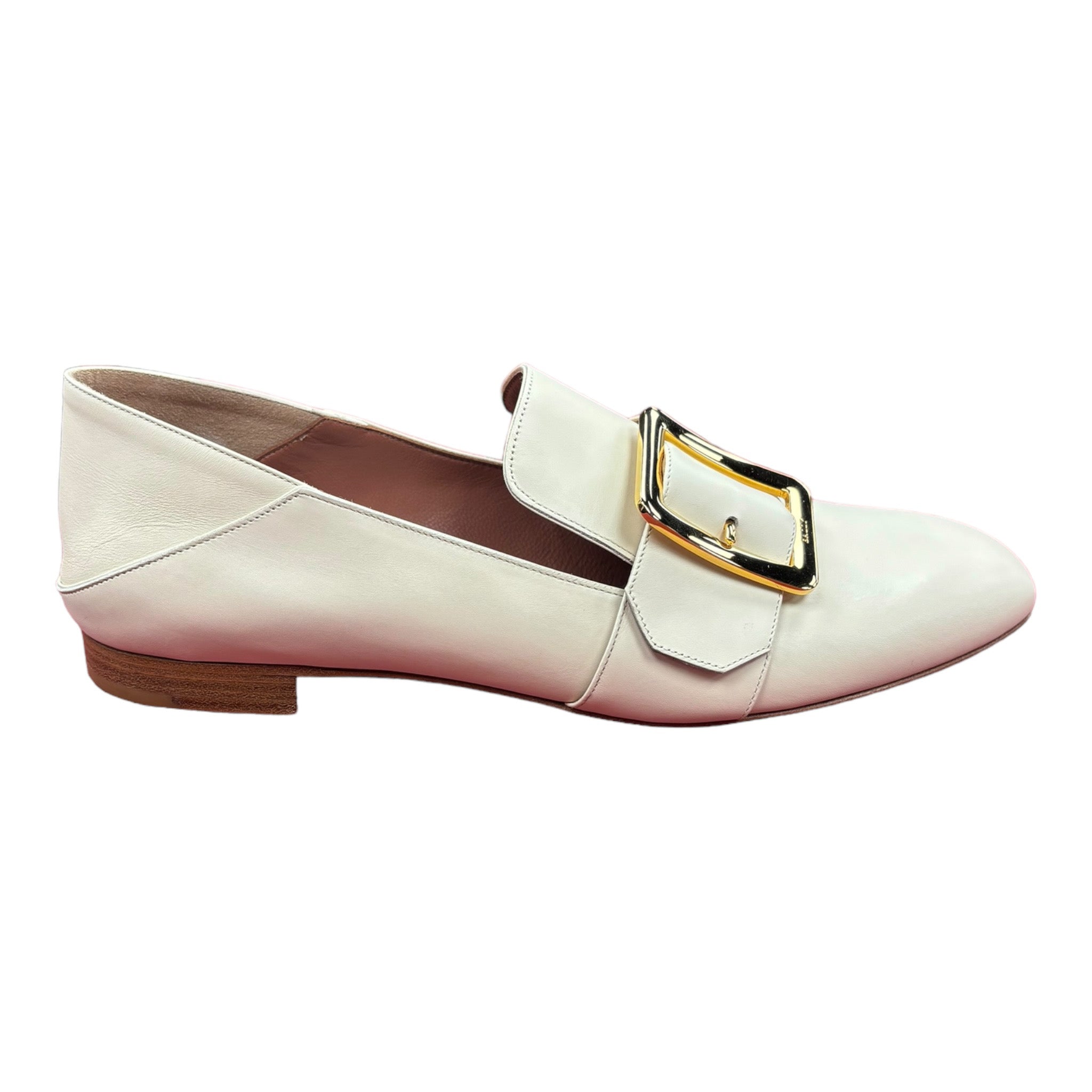 BALLY JANELLE BONE LEATHER WOMENS SHOES
