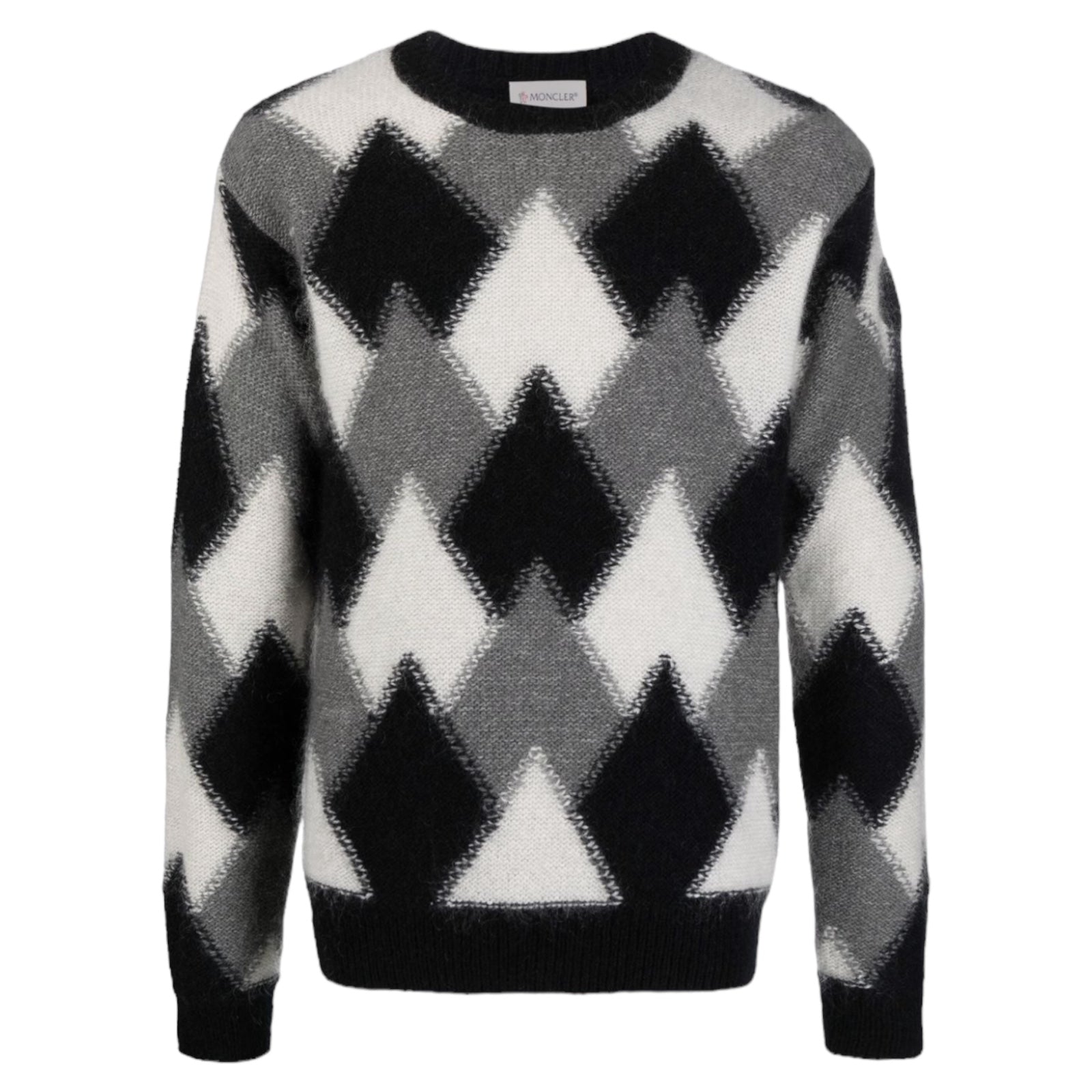 Moncler Knitted Geometric Jumper