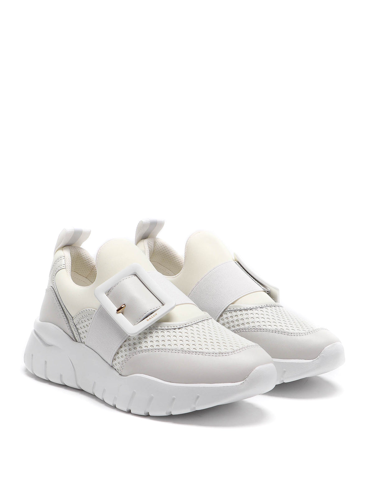 BALLY  Brinelle elasticated strap sneakers White