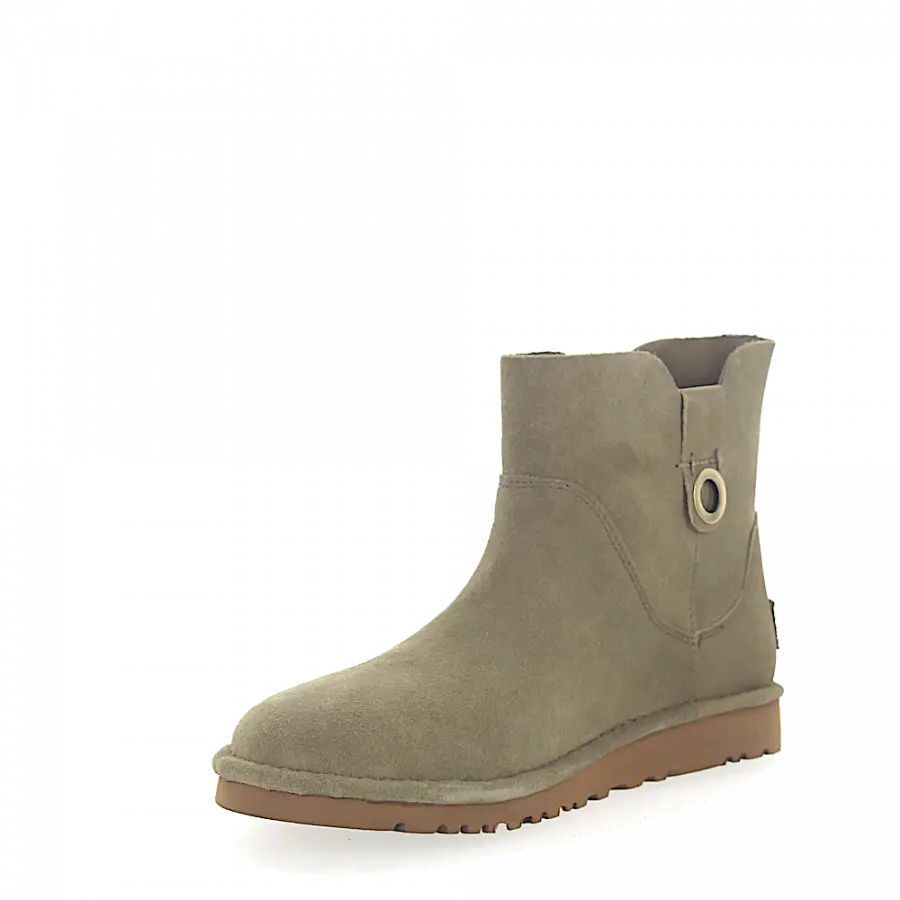 UGG WOMEN'S GIB SUEDE UNLINED ANKLE BOOTS - ANTELOPE