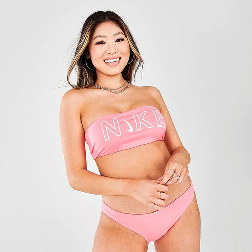 Nike Swim Essential Bandeau Pink Women's Bikini Top