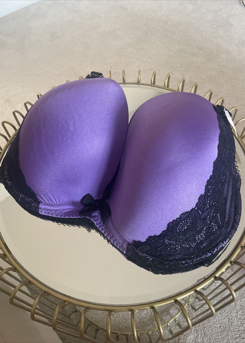 Boux Avenue Carina Plunge Bra, Purple Mix